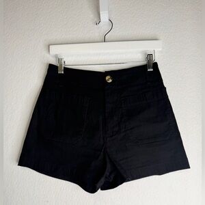 Anthropologie Maeve Colette Black Shorts, Size 27